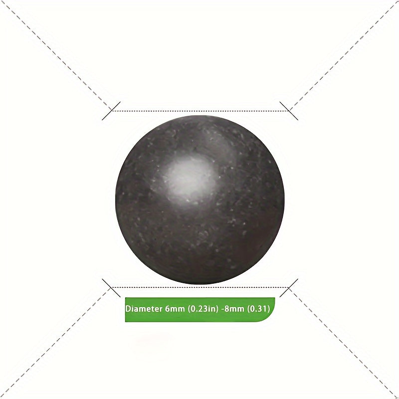 100pcs Slingshot Mud Balls Polished Non Dirty Bright