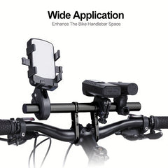 Bike Handlebar Extender Double Handlebar Extension Carbon Fiber Mount Holder Alu
