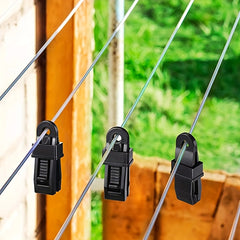 20pcs Crocodile Mouth Multipurpose Camping Clamp Tighten Lock Grip Snap