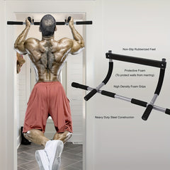 Wall Mounted Pull Up Bar for Home Strength Training