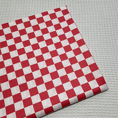 8pcs Checkerboard Fabric 9.8x9.8in Buffalo Check Cotton Fabric for Sewing DIY