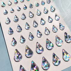 Glitter Teardrop Makeup Stickers 5 Pack