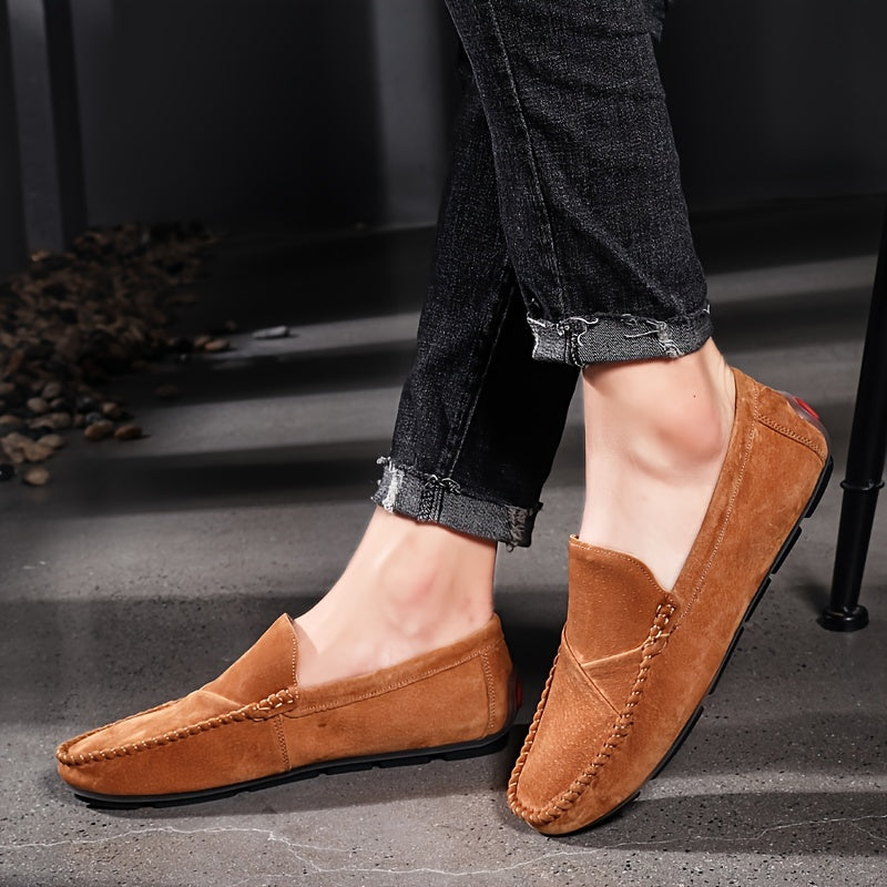Men's Customizable Loafer Shoes Durable Slip On Moccasins