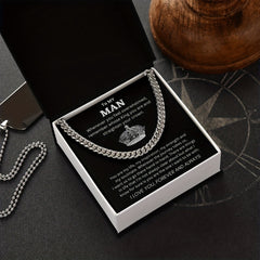 Cuban Unique Silver Pendant Necklace for Him