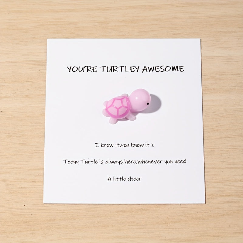 Turtle Cheer Up Gift Motivation Teacher You're Awesome Friendship Present