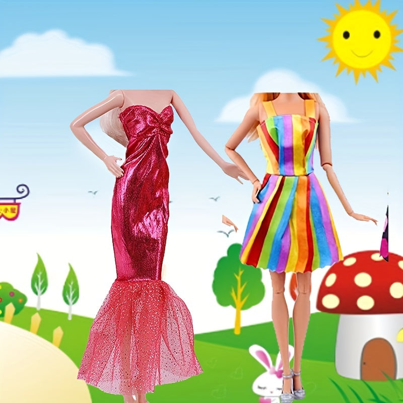 30-Piece Doll Outfit Set for 11.5" Dolls