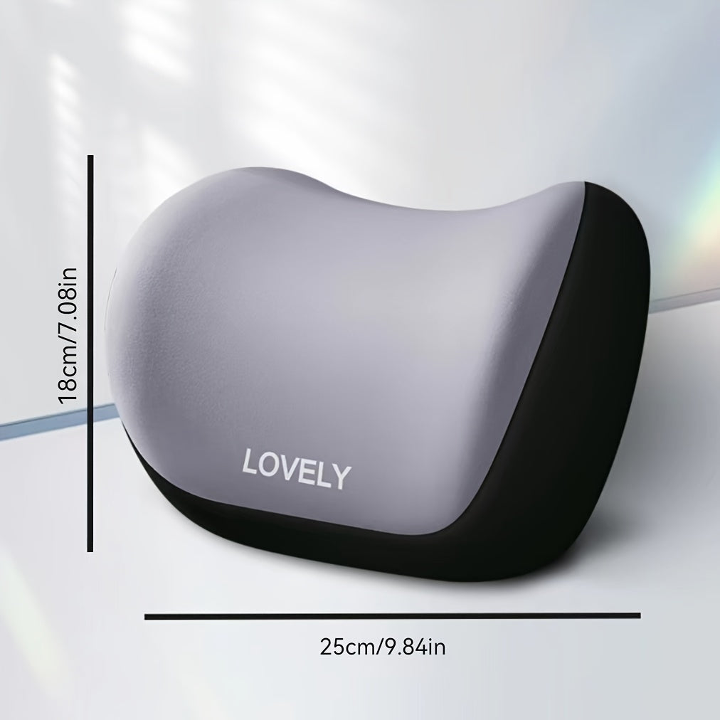 Car Headrest Waist Memory Foam Neck Pillowcase Lumbar Support