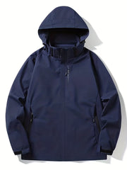 Men's Lightweight Waterproof Windbreaker Jacket for Outdoors Hiking