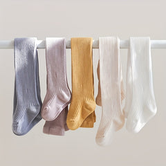 Girls Striped Leggings Cotton Thick Pantyhose Kids Socks
