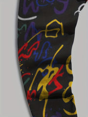 Graffiti Drawstring Sweatpants Men's Casual Loose Fit Joggers