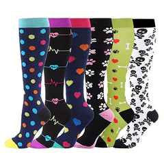High Performance Compression Socks for Men - Ideal for Running Cycling Hiking