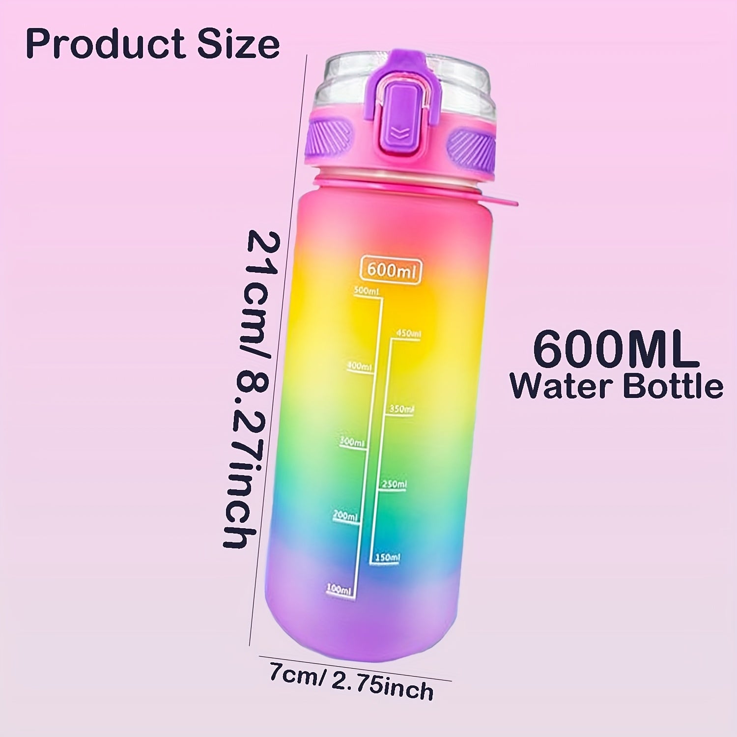 DIY Water Bottle Kit for Girls, Unicorn Mermaid Design, Diamond Painting Craft