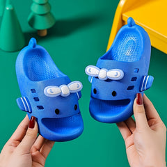 Cartoon Airplane Open Toe Slippers Boys Non Slip Lightweight