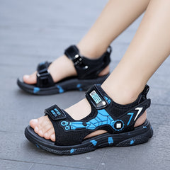 Boys Open Toe Sandals Breathable Lightweight Non-slip for Spring Summer