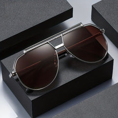 Men's Polarized Metal Sunglasses UV Protection