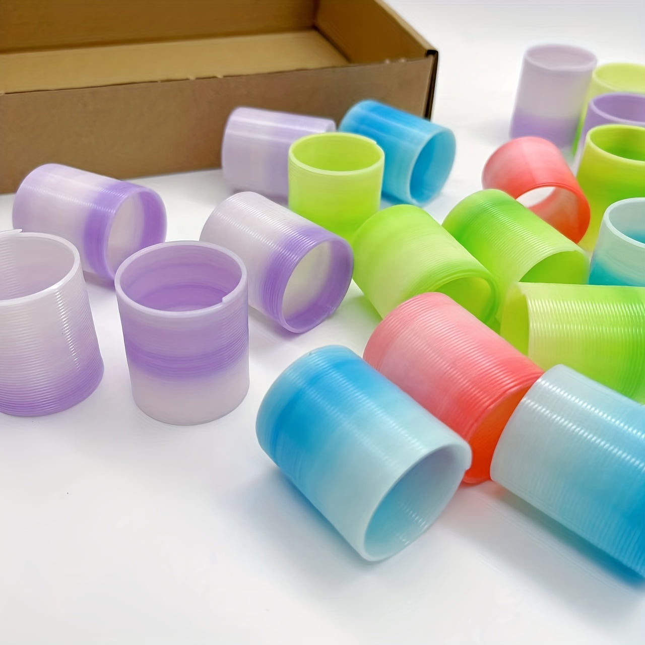 26pcs Gradient Stacked Circles Various Colors Party Carnival Gift Sock
