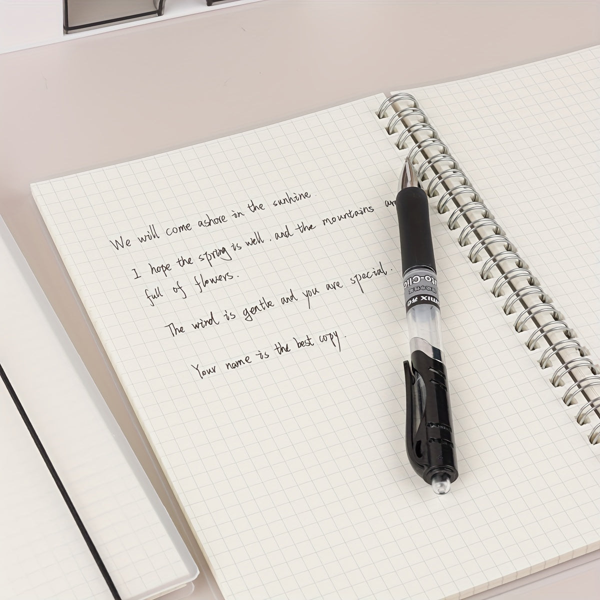 A5 Coil Notebook Blank Grid Journal Pack