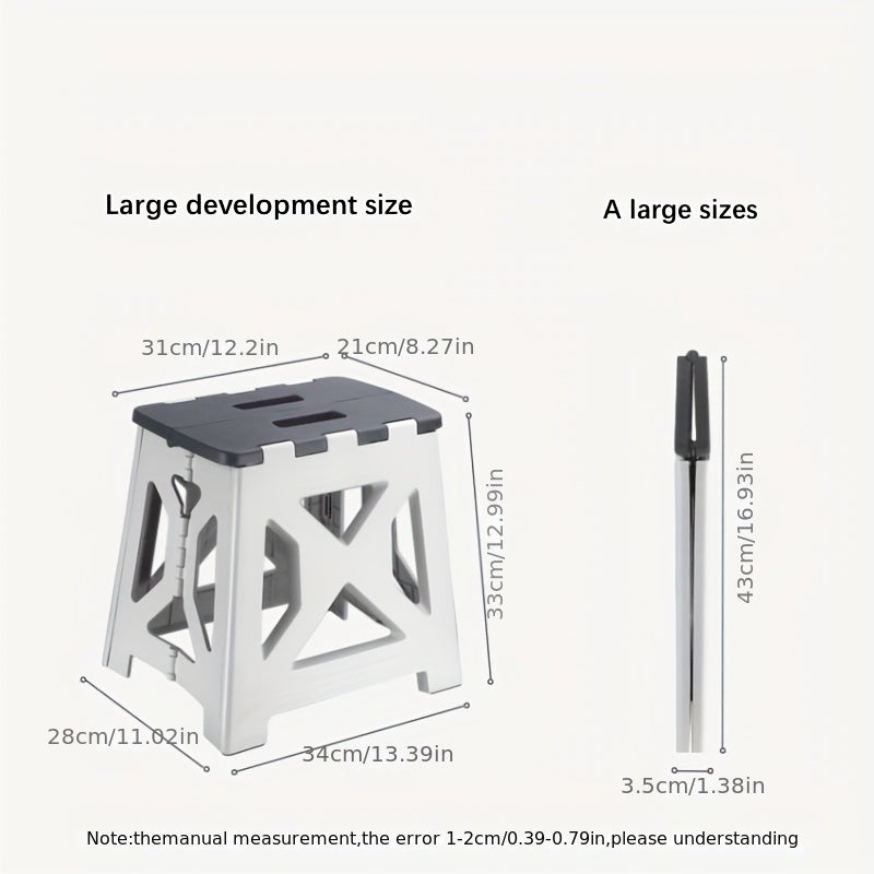 Portable Folding Stool Outdoor Camping Fishing Plastic Small Stool
