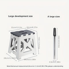 Portable Folding Stool Outdoor Camping Fishing Plastic Small Stool