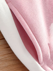 Girls Striped Fleece Thermal Sweatpants for Outdoor Sports