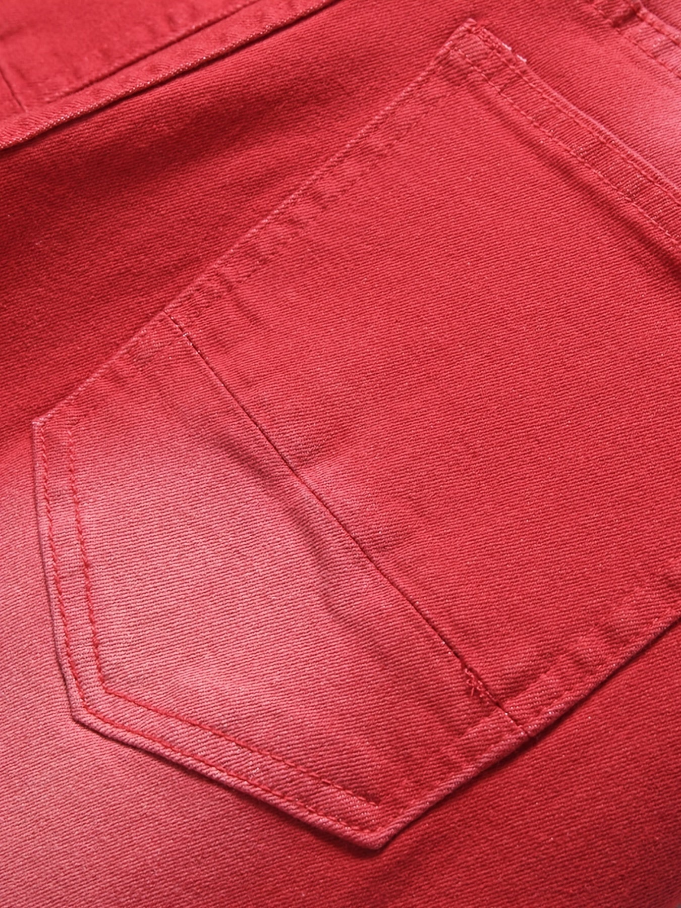 Slim Fit Denim Jeans Mens Solid Washed Pants Spring Summer