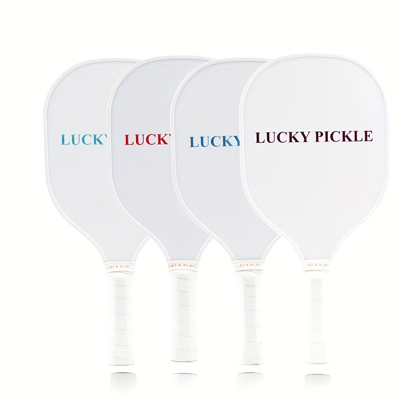 Pickleball Paddle Set Of 4 Paddles With Edge Guard And Rubber Ring