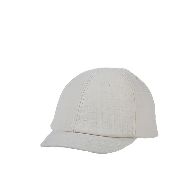 Khaki Embossed Baseball Cap Lightweight Women's Sports Hat