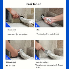 10pcs Sealing Cement For Wall Holes - Air Conditioners Sewer Pipes