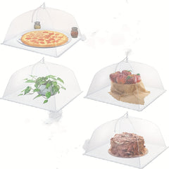 Mesh Food Covers for Picnics Parties Plants - Collapsible and Reusable