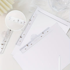 Transparent Tape Magnetic Edge Folder Bill Folder