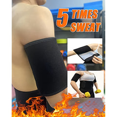 Arm Trimmers For Women Sauna Sweat Arm Bands Adjustable Pair
