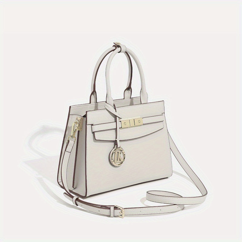Women's Crossbody Shoulder Bag Palm Print Logo Adjustable Strap Zipper Closure