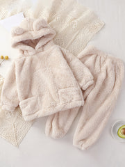 Toddler Girls Flannel Pajamas & Pants Set