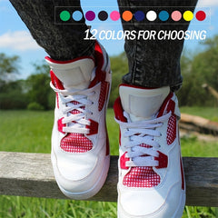 12 Pairs Replacement Flat Shoelaces for Sports Shoes Boots Sneakers Skates