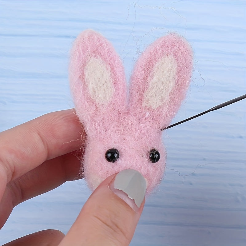 11 lb 50g Pink Felting Wool Fibre Felt Craft Toys DIY Needle Craft Mater