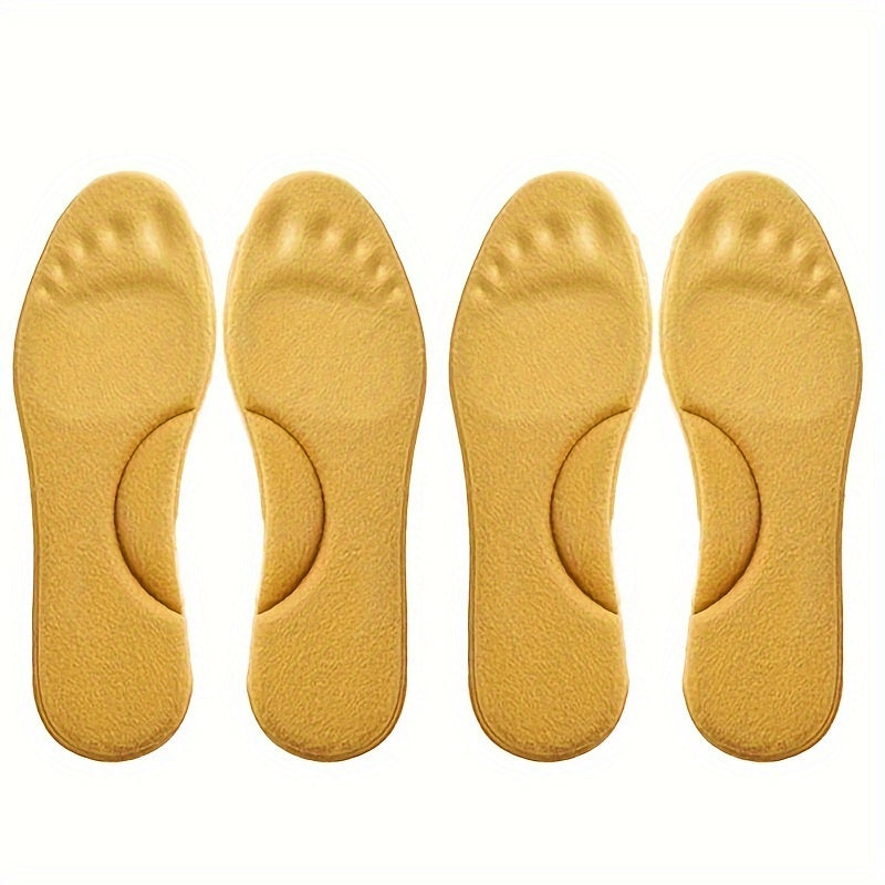 Winter Fur Insoles Foot Warmer Memory Foam Insoles Sneakers Men Women