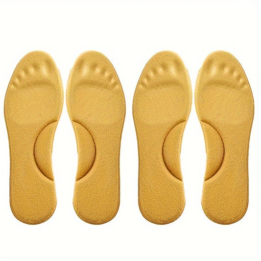 Winter Fur Insoles Foot Warmer Memory Foam Insoles Sneakers Men Women