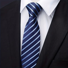 Men's Striped Tie for Party Holiday Wedding