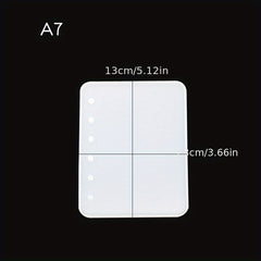 A5 A6 A7 Notebook Cover Resin Mold DIY Silicone Mold