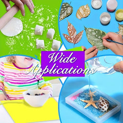A3 Silicone Craft Mat 39X29 Resin Mold Heat Resistant Non-Stick Yellow