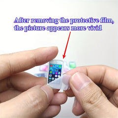 5pcs Dollhouse Mini Smart Phones 1:12 Scale Realistic Mobile Phone Model