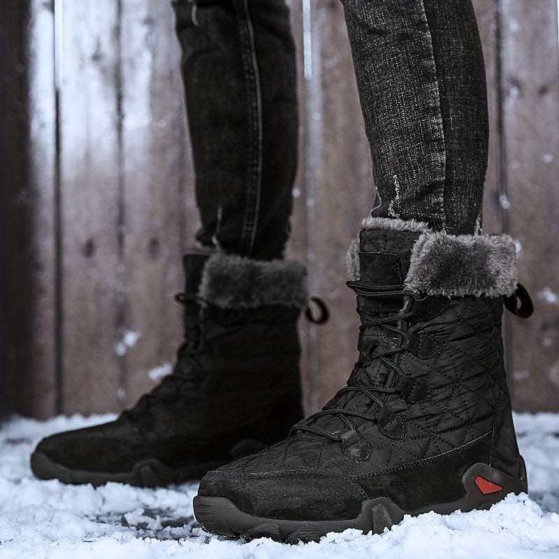 Men's Waterproof Snow Boots for Outdoor Adventure