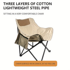 Portable Moon Chair Outdoor Camping Fishing Beach Picnic