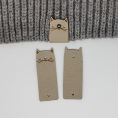 8pcs Kitten Labels Clothes Labels DIY Sewing Clothing Accessories
