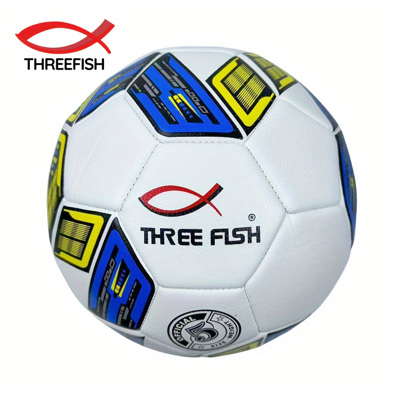 THREEFISH 1pc No 5 Soccer Ball Durable & Explosion Proof Football