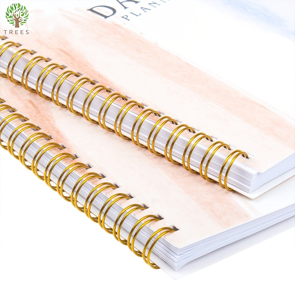 Work Daily Planner Notebook Agenda Undated Schedule 8.5x5 Inches
