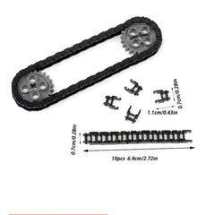 400pcs Small Particle Building Blocks Spare Parts Small Track Chain 3711