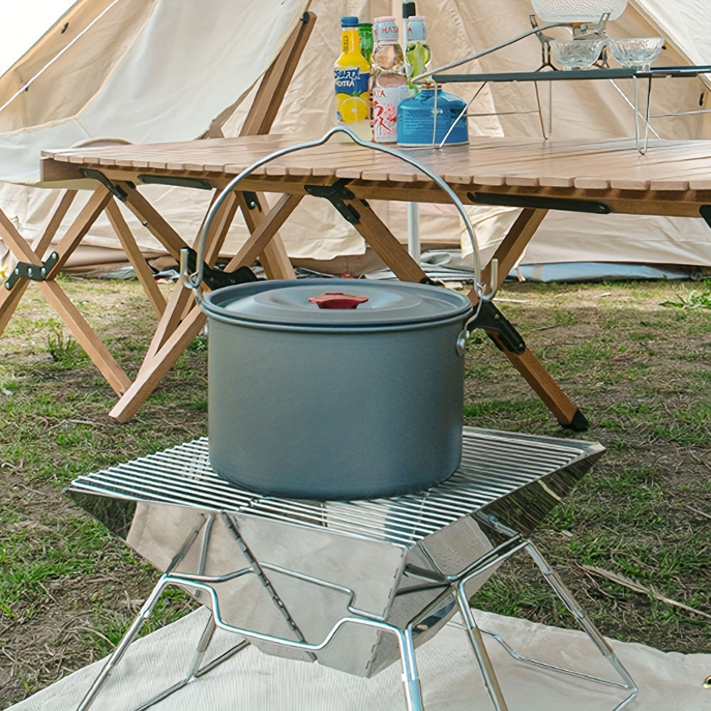 Outdoor Aluminum Camping Pot Set for 4-5 Person