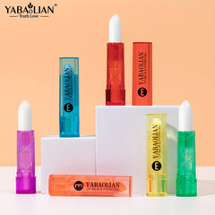6 Flavors Lip Balm Hydrating & Soothing Long Lasting Effect Lightning Lip Line