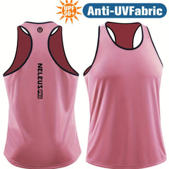 Men's UPF 50 Sun Protection Athletic Vest for Running